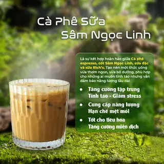 Cà phê sữa (M) - 40.000 ₫ tại Cà Phê Sâm Ngọc Linh - Panax Tea & Coffee - Nguyễn Hồng Đào