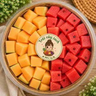 Hình ảnh dưa hấu+ dưa lưới