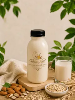 Hình ảnh Sữa hạt điều hạnh nhân yến mạch