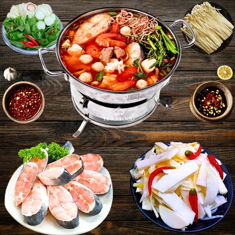 Hình ảnh Lẩu cá Basa măng chua (2 người dùng)