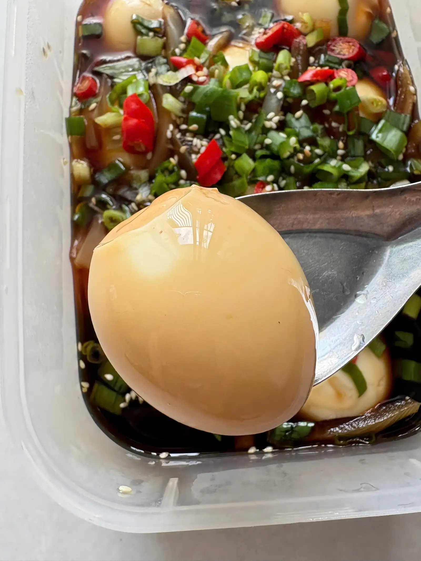 Trứng ngâm tương thêm (1 quả) - 12.500 ₫ tại Cơm Thố Be Be - Cơm Văn Phòng - Chung Cư Bộ Công An