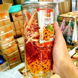 Hình ảnh KHÔ  MIX   HŨ 300g( Mực + Gà + Heo Khô