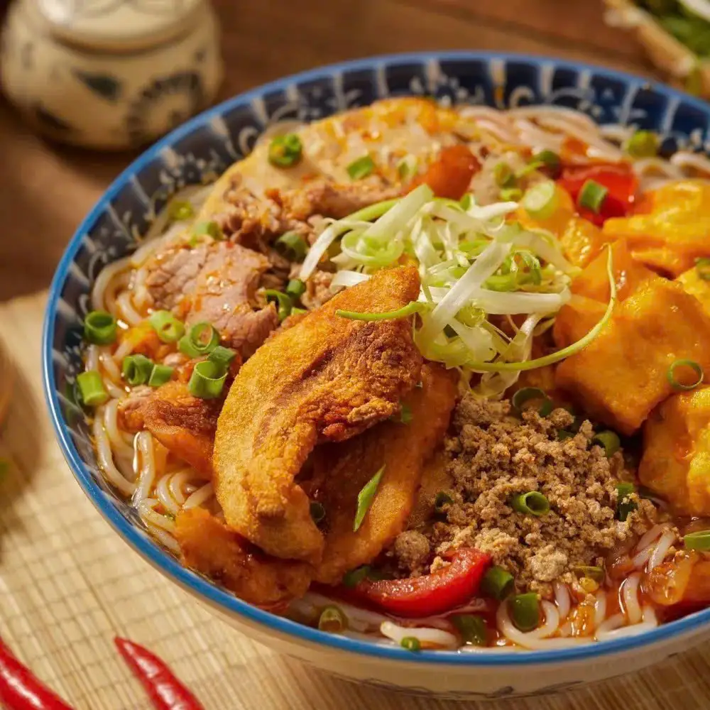 Hình ảnh Bún riêu cua tóp mỡ đầy đủ - best seller