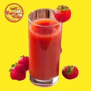 nước trái cây vị dâu mix ổi hồng - 25.000 ₫ tại Gà Rán & Hamburger Bò Miếng HAPI - Vũ Huy Tấn