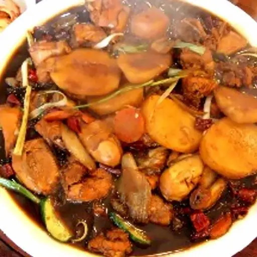 No.38 Súp lẩu gà tương đen - 675.000 ₫ tại Budae jjigae - Món ăn Hàn Quốc - Nguyễn Hữu Cảnh
