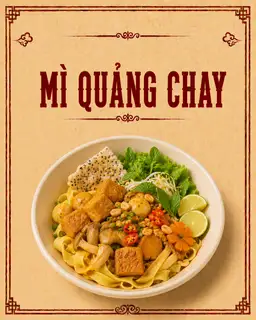 MÌ QUẢNG CHAY - 55.000 ₫ tại Chay 757 - Hủ Tiếu Chay & Bún Riêu Chay - Vườn Chuối