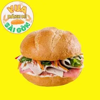 Hình ảnh hamburger thịt chả