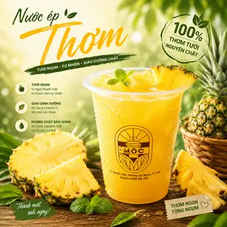 Nước Ép Thơm - Ly 1L - 36.000 ₫ tại Tiệm Nhà Mộc - Nước Ép - Trà Trái Cây & Trái Cây Chấm Muối - Nguyễn Kiệm