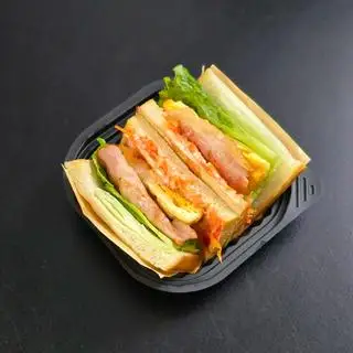 Hình ảnh Sandwich 1 tầng trứng bacon