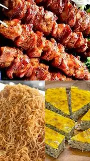 Hình ảnh Cơm Thịt Xiên Bì Chả