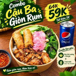 Hình ảnh Combo Cậu Ba Giòn Rụm