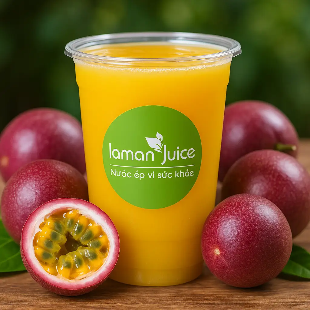 J05 Nước Ép Chanh Dây - 28.000 ₫ tại Laman Juice - Sinh Tố & Nước Ép Trái Cây Vì Sức Khoẻ - Nguyễn Thượng Hiền