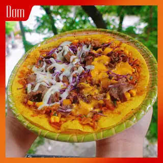 Hình ảnh Bánh tráng nướng bò cay phô mai