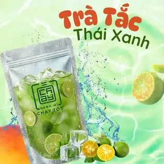 Trà tắc Thái xanh - 500ml - 15.000 ₫ tại Bánh Mì Chay Tốt - Bánh Bao Chay & Bánh Giò Chay - Hoàng Sa