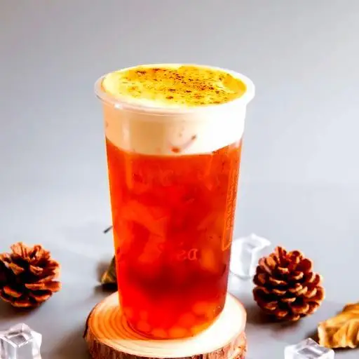 Hình ảnh Trà Lài Kem Trứng Nướng