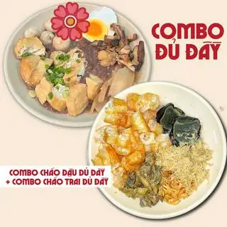 COMBO Cháo Trai Đủ Đầy + Cháo Đậu Cà Đủ Đầy - 158.000 ₫ tại Cháo Xưa 29 - Cháo Trai, Cháo Sườn & Cháo Đậu Cà - Đinh Tiên Hoàng