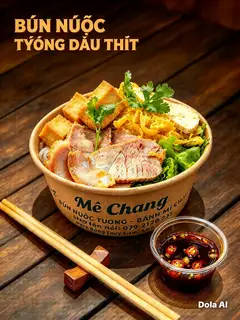 Hình ảnh Bún nước tương Đậu Thịt