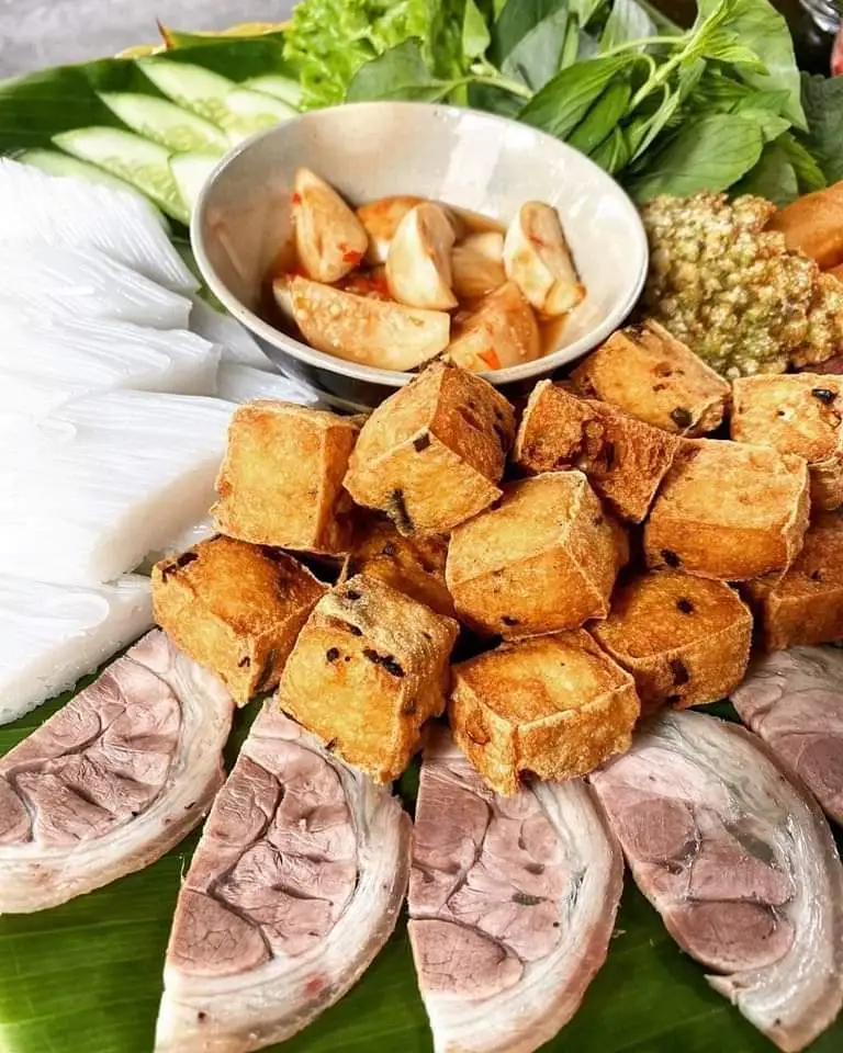 Bún đậu - THỊT GIÒ (1ly CoCa) - 50.000 ₫ tại Bún Đậu Q9 Ngon Siêu Rẻ - Bún Chả & Bún Mắm Nêm - Đường 9