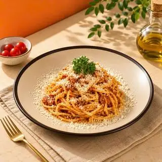Hình ảnh Mì Ý Bò Bằm Hầm Rau Củ - Bolonese