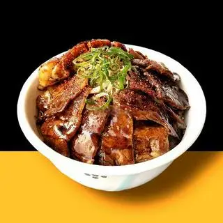 Cơm super 3 loại thịt yaki - 71.000 ₫ tại RikaDon - Cơm Thịt Nướng Và Cơm Cà Ri Nhật Bản - Dương Quảng Hàm