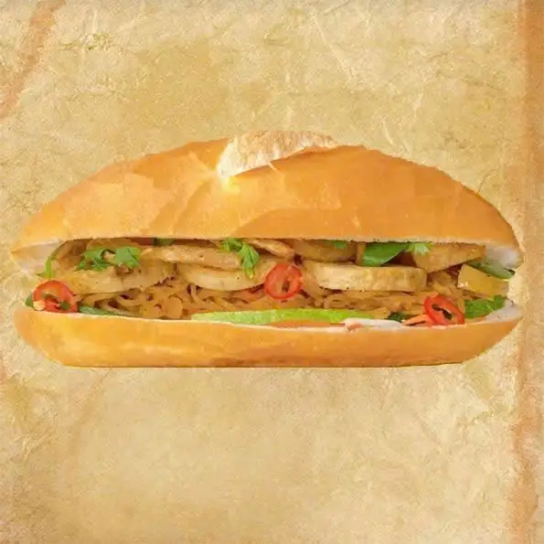 Bánh mì thịt nướng chay - 28.000 ₫ tại Quán Chay Diệu My - Đề Thám
