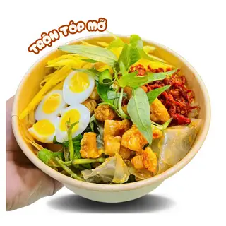 Bánh tráng phơi sương trộn tóp mỡ giòn rụm - 27.500 ₫ tại HUYỀN FOOD LAB - Ăn Vặt, Bánh Tráng & Chân Gà -  Nguyễn Văn Yến