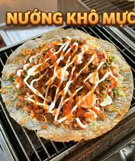 Hình ảnh Bánh Tráng Nướng Khô Mực