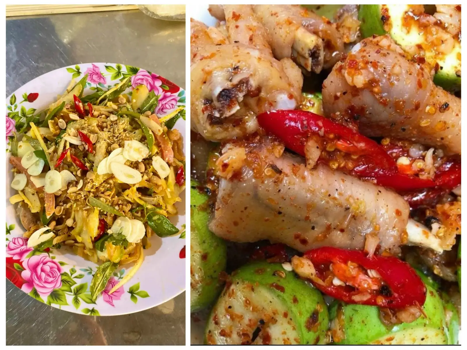 combo 1 tré trộn đặc biệt + 1 chân gà sốt thái tặng 1 coca +1 bánh phồng  - 145.000 ₫ tại Chân Gà Rút Xương Sốt Thái & Tré Trộn Ngọc Loan - Đỗ Xuân Hợp