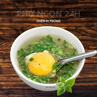 01 TRỨNG - 10.000 ₫ tại Phở Ngon 24H - Phở Tái Viên, Phở Tái Gân Viên & Phở Bắp Bò - Hoàng Hoa Thám
