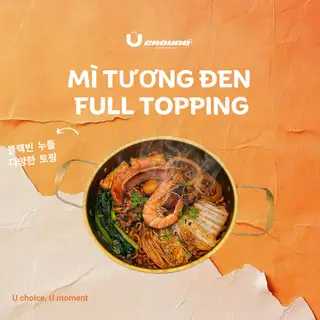 Mì tương đen full topping - 75.000 ₫ tại U Ground - Mỳ Cay, Gà Rán & Trà Sữa - Nguyễn Văn Luông