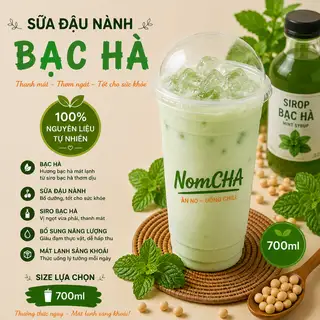 Hình ảnh Sữa Đậu Nành Bạc Hà