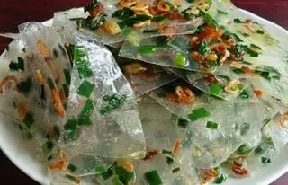 Hình ảnh Bánh tráng trộn mỡ hành 