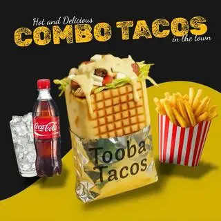 Bánh cuộn gà + Khoai tây chiên + Coca chai + Ly đá - 100.000 ₫ tại Tooba - Tacos and Burger - Đoàn Văn Bơ