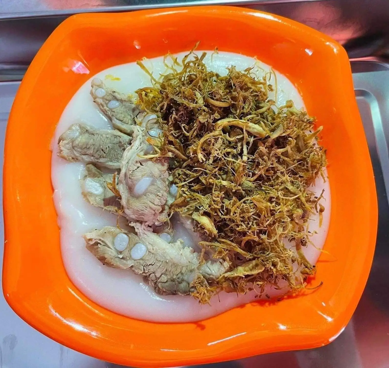 Cháo sườn sụn - Nấm - 45.000 ₫ tại Cháo Sườn A Chén - Nguyễn Đình Chính