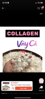 Hình ảnh [ 1Kg]   Vảy cá gạo khô nấu thạch COLLAGEN 