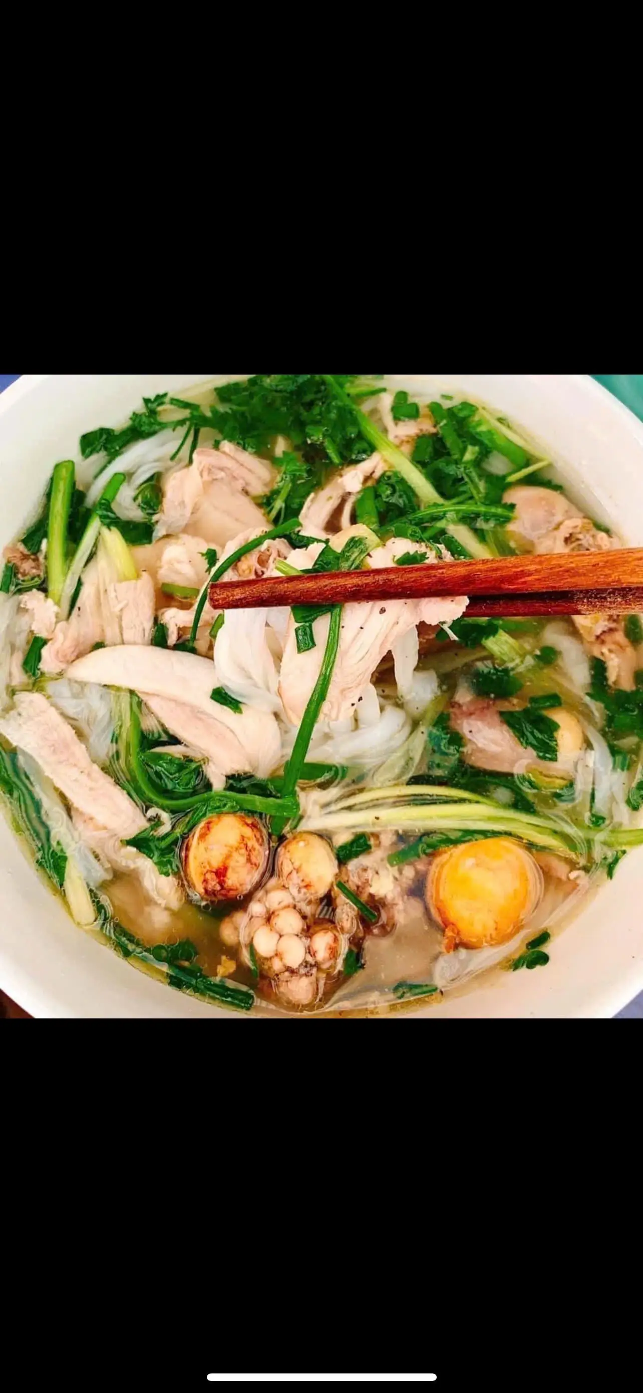 Hình ảnh Mỳ nước gà + trứng non