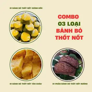 COMBO 03 LOẠI BÁNH BÒ THỐT NỐT - 65.000 ₫ tại Th'not - Thốt Nốt Sốt Trái Cây