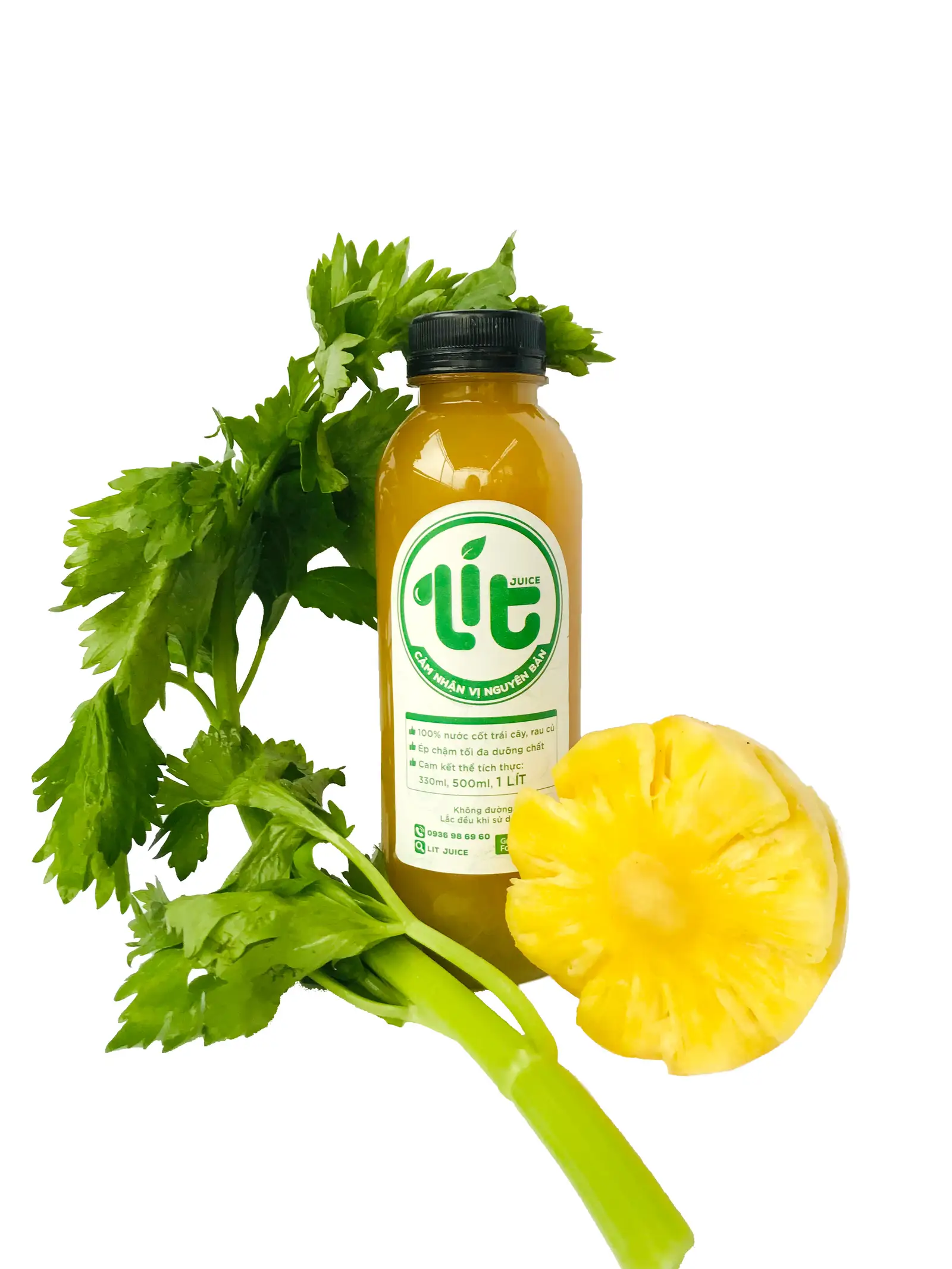 Hình ảnh Nước ép Thơm + Cần tây