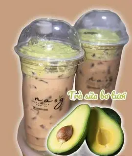 Hình ảnh trà sữa bơ