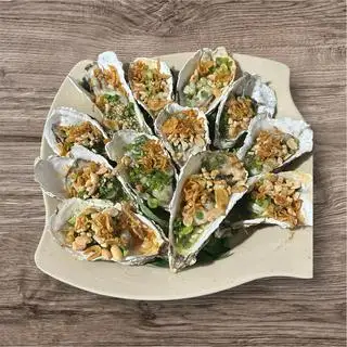 Hình ảnh Combo 5 con hàu nướng mỡ hành