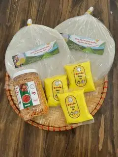 Hình ảnh combo B phơi sương bơ tép hành phi