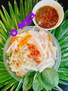 Bún mắm nêm tai heo - 45.000 ₫ tại O Nga - Gỏi Cuốn & Bún Mắm Nêm - Nguyễn Sỹ Sách