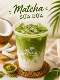 Hình ảnh Matcha sữa dừa