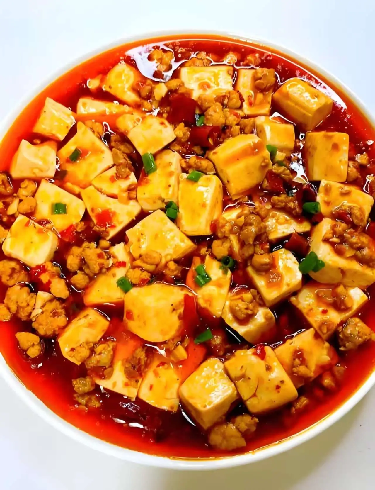 麻婆豆腐- đậu hũ sốt mala - mala doufu  - 135.000 ₫ tại WOW Ếch Nướng - Cá Nướng - Nguyễn Thái Học