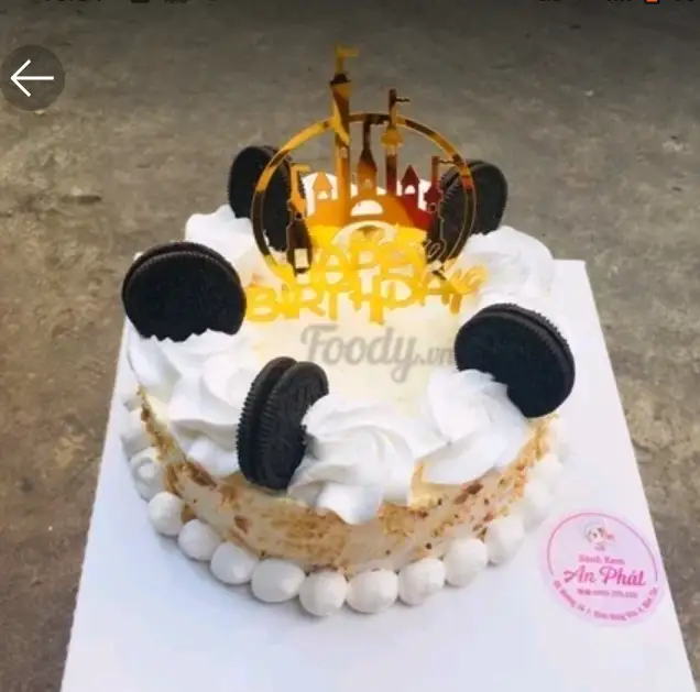 Hình ảnh Bánh Kem Bắp gắn bánh size 20cm 