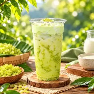 Hình ảnh Trà Sữa Sốt Cốm Dẻo ( Signature)