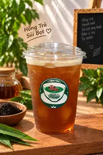 Hình ảnh Hồng trà sủi bọt