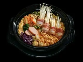 Hình ảnh Mì Bò Kim Chi Cuốn Nấm