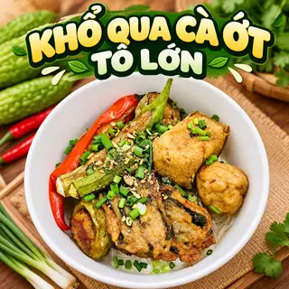Hình ảnh Khổ Qua Cà Ớt - Phần Lớn 9 Viên