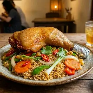Hình ảnh Mì Gà Chiên 